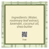 Soothing Text Square Bath Body Label